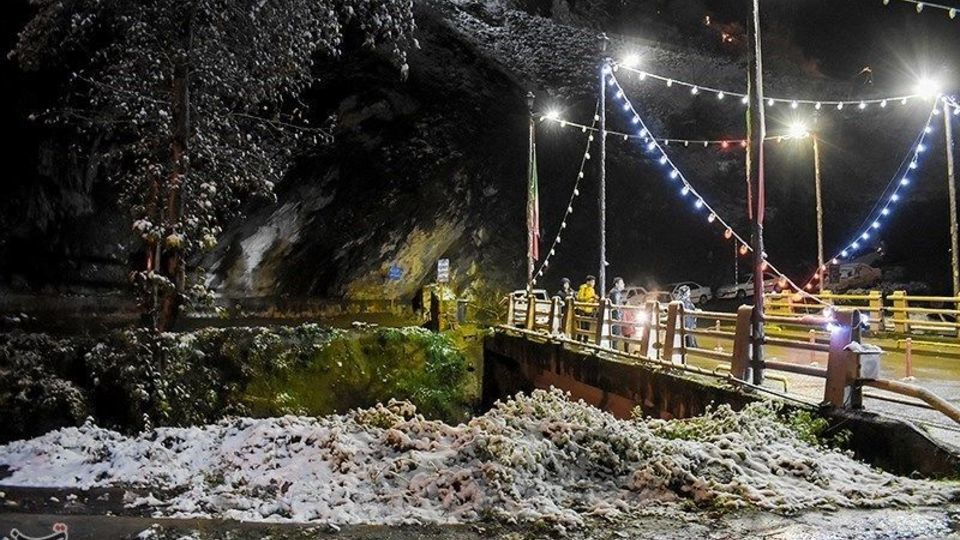 بارش برف در ماسوله