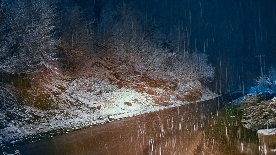 بارش برف در ماسوله