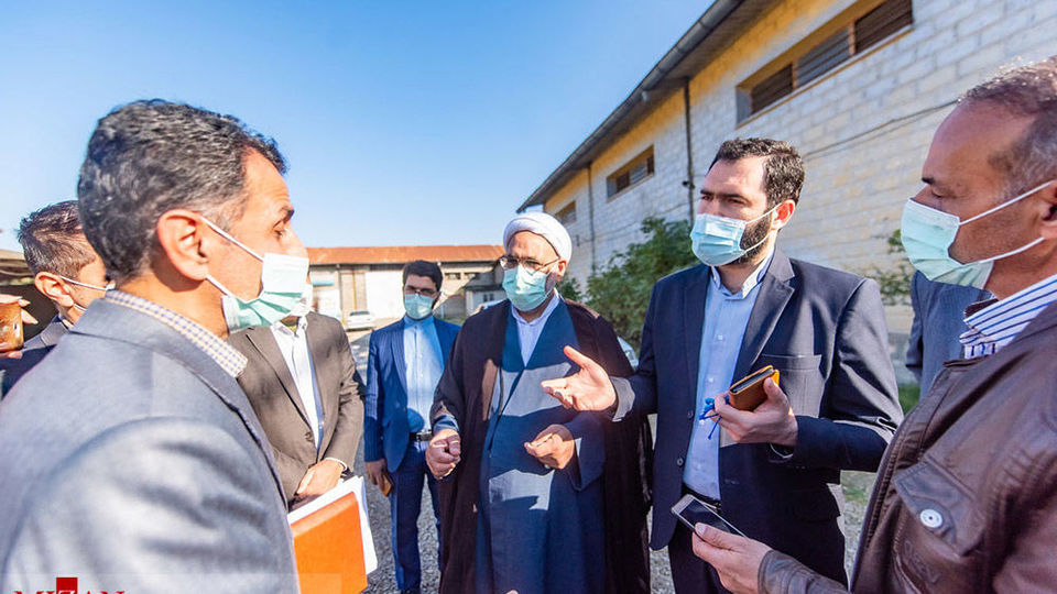 بازدید رئیس کل دادگستری مازندران از انبار اموال تملیکی