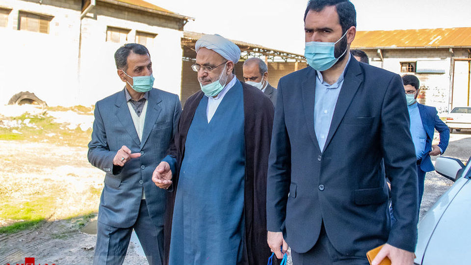 بازدید رئیس کل دادگستری مازندران از انبار اموال تملیکی