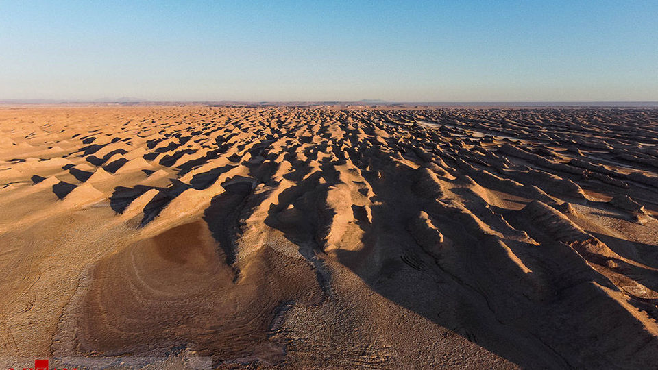 خشک شدن دریاچه جوان در کلوت شهداد - کرمان