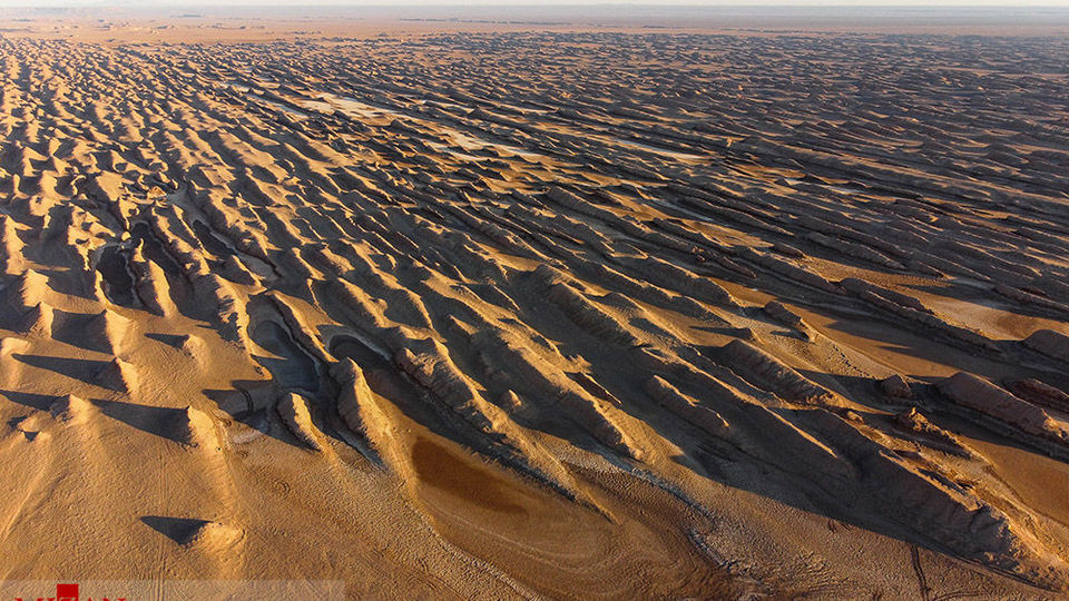 خشک شدن دریاچه جوان در کلوت شهداد - کرمان