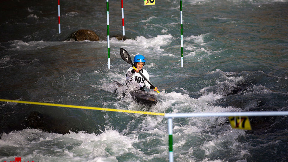 مسابقات «اسلالوم» بانوان قهرمانی کشور