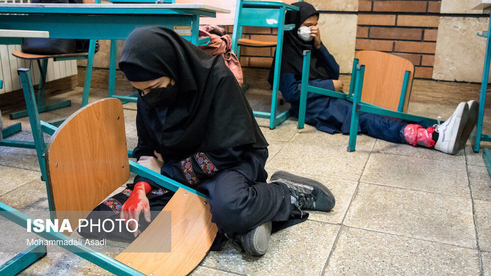 مانور سراسری زلزله