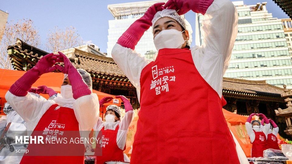 جشنواره بزرگ تهیه خوراک کیمچی در کره جنوبی