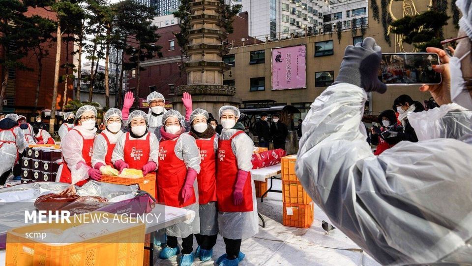 جشنواره بزرگ تهیه خوراک کیمچی در کره جنوبی