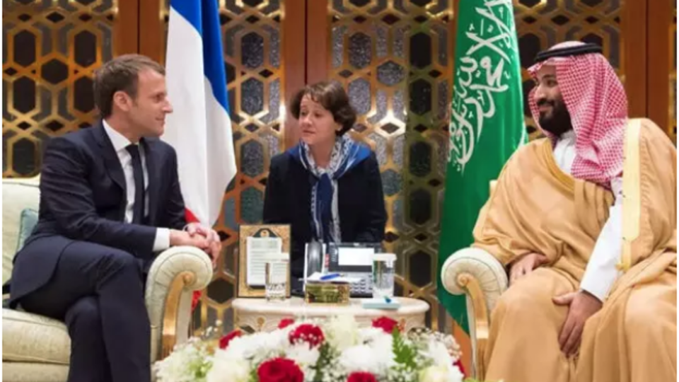 امانوئل ماکرون وارد ریاض شد