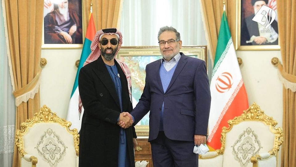 دیدار علی شمخانی با مشاور امنیت ملی امارات