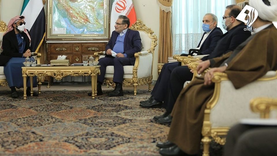 دیدار علی شمخانی با مشاور امنیت ملی امارات