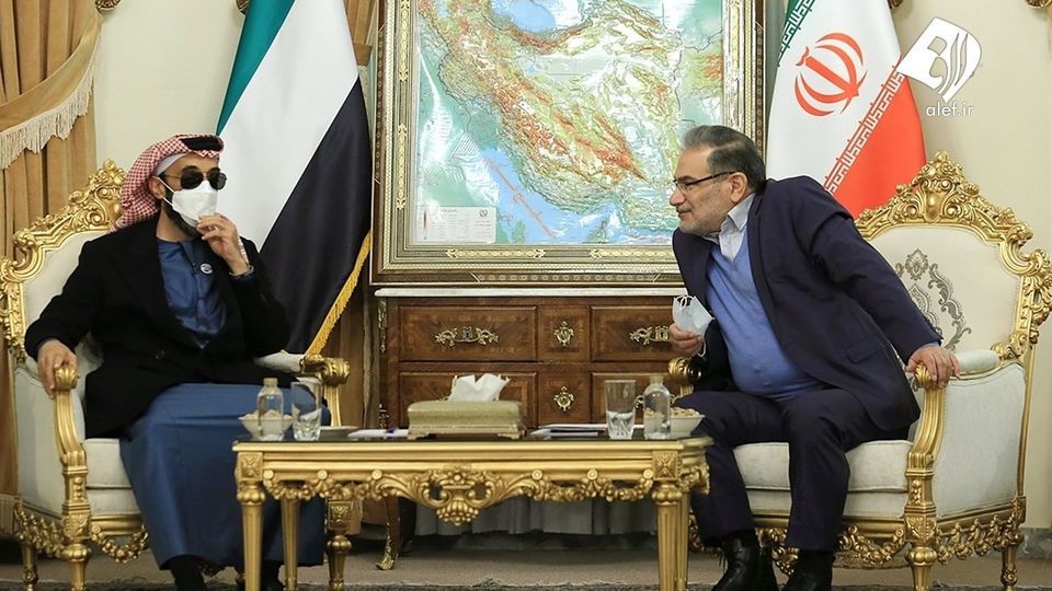 دیدار علی شمخانی با مشاور امنیت ملی امارات