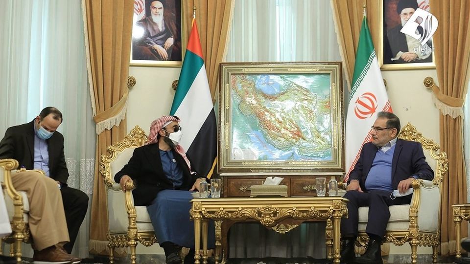 دیدار علی شمخانی با مشاور امنیت ملی امارات