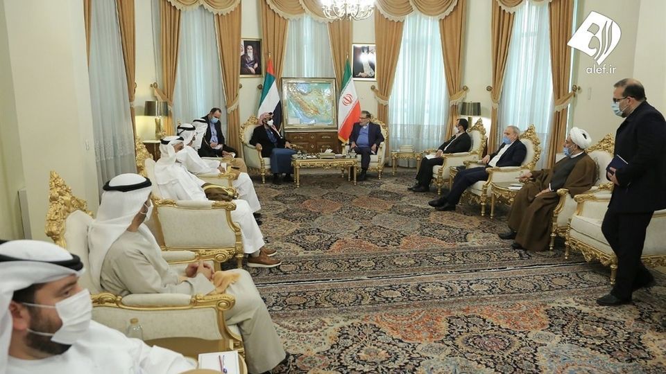 دیدار علی شمخانی با مشاور امنیت ملی امارات