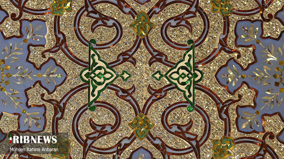 شکوه معماری ایرانی و اسلامی در رواق دارالولایه حرم امام رضا (ع)