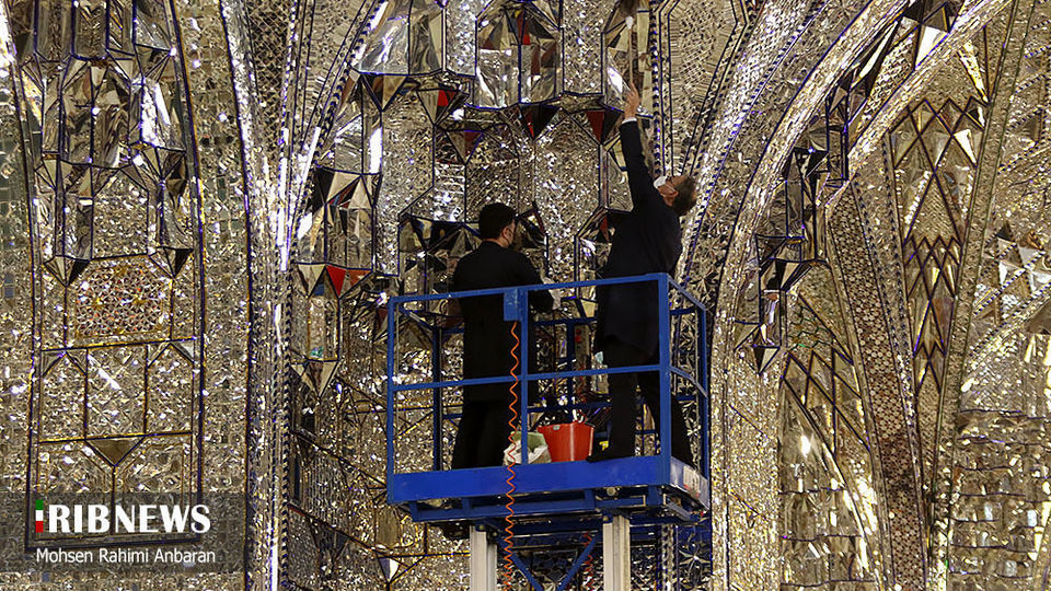 شکوه معماری ایرانی و اسلامی در رواق دارالولایه حرم امام رضا (ع)