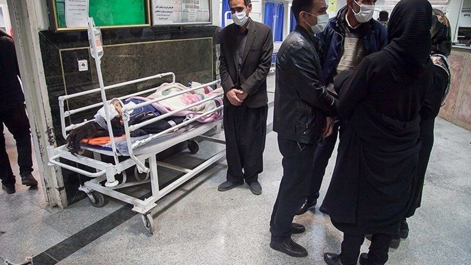 مصدومان حادثه تصادف دانش آموزان در کرمانشاه