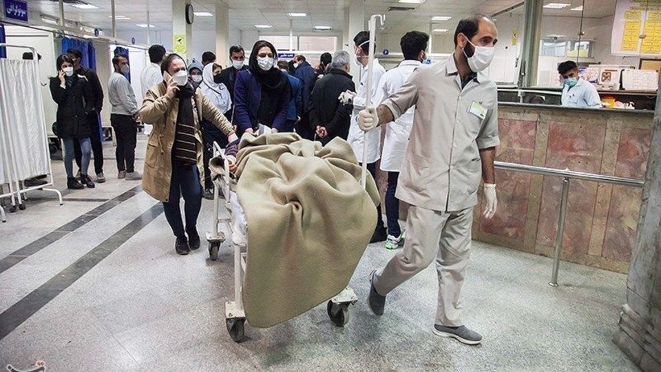 مصدومان حادثه تصادف دانش آموزان در کرمانشاه