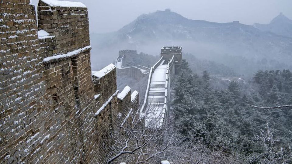  دیوار چین سفیدپوش شد