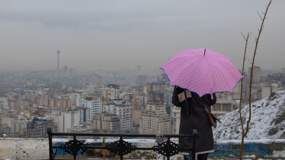 نخستین برف پاییزی تهران