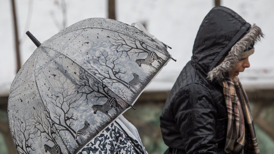 نخستین برف پاییزی تهران