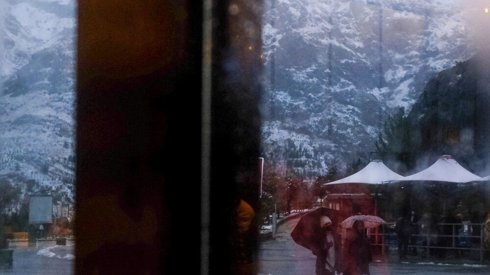 نخستین برف پاییزی تهران