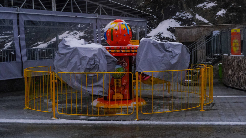 نخستین برف پاییزی تهران