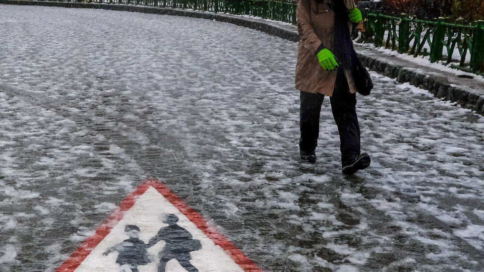 نخستین برف پاییزی تهران