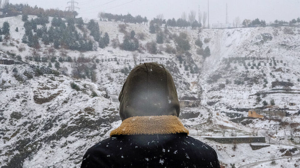 نخستین برف پاییزی تهران