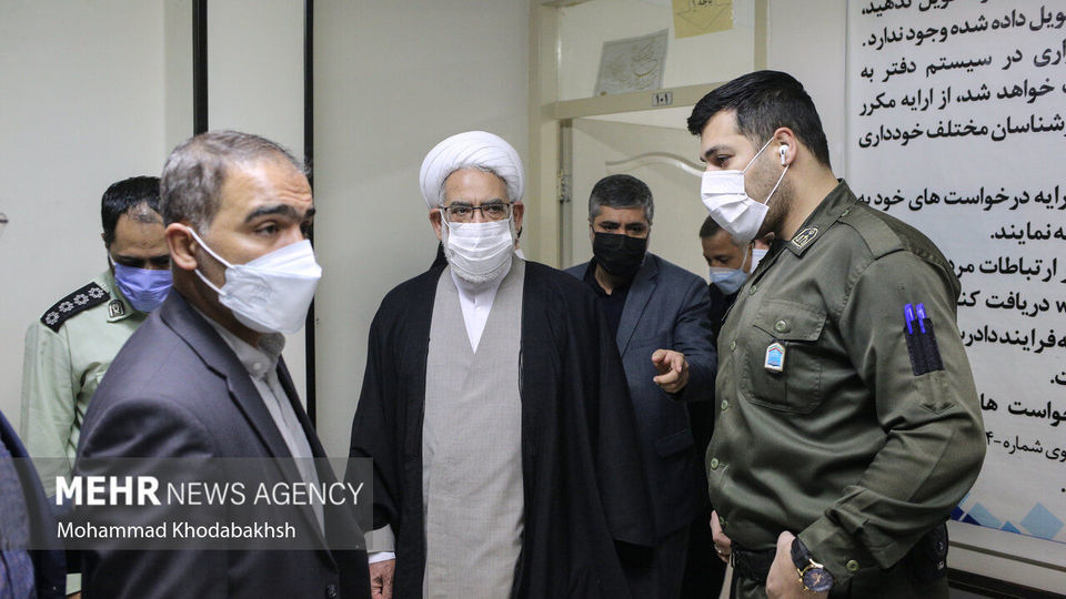 بازدید دادستان کل کشور از مرکز ارتباطات مردمی قوه قضائیه