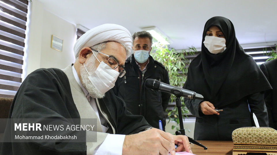 بازدید دادستان کل کشور از مرکز ارتباطات مردمی قوه قضائیه