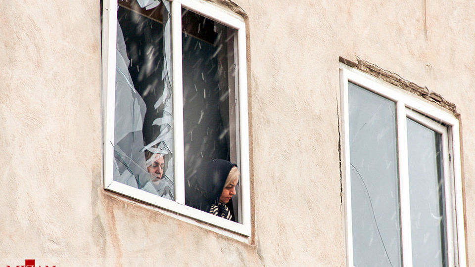 ریزش ساختمان ۴ طبقه - تبریز