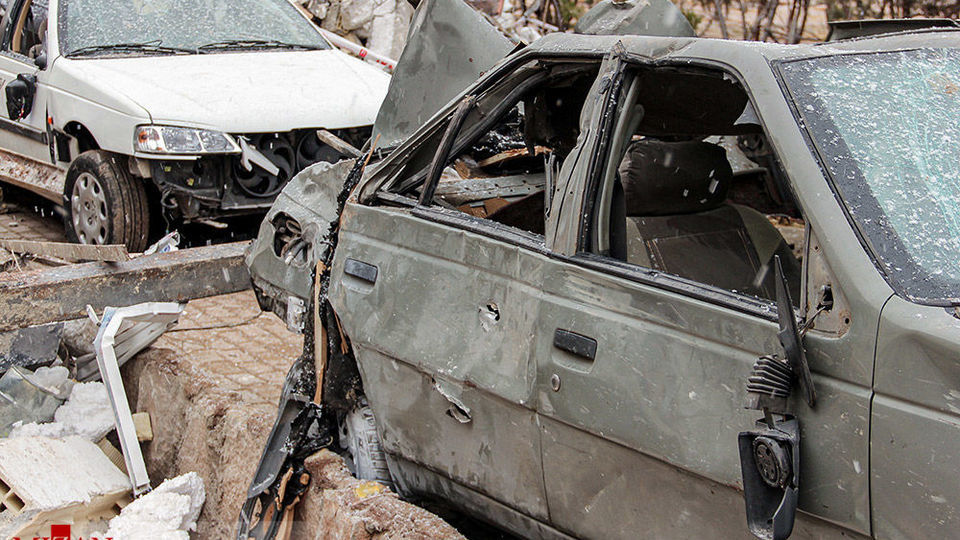 ریزش ساختمان ۴ طبقه - تبریز