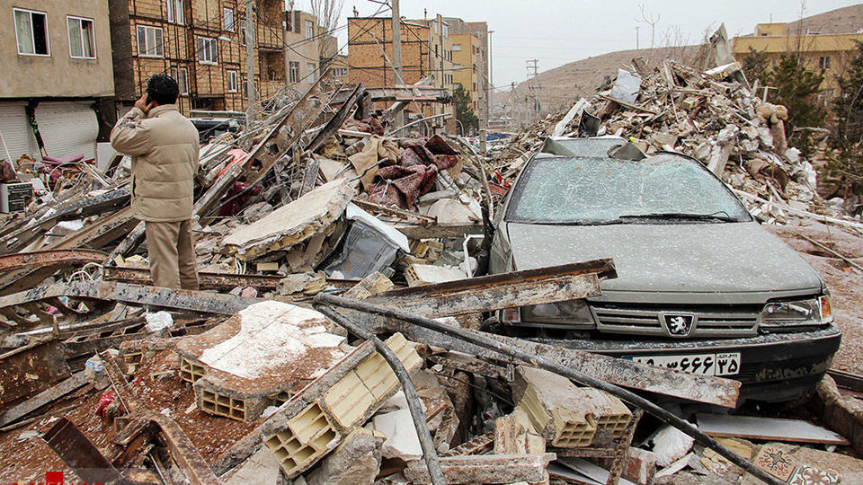 ریزش ساختمان ۴ طبقه - تبریز