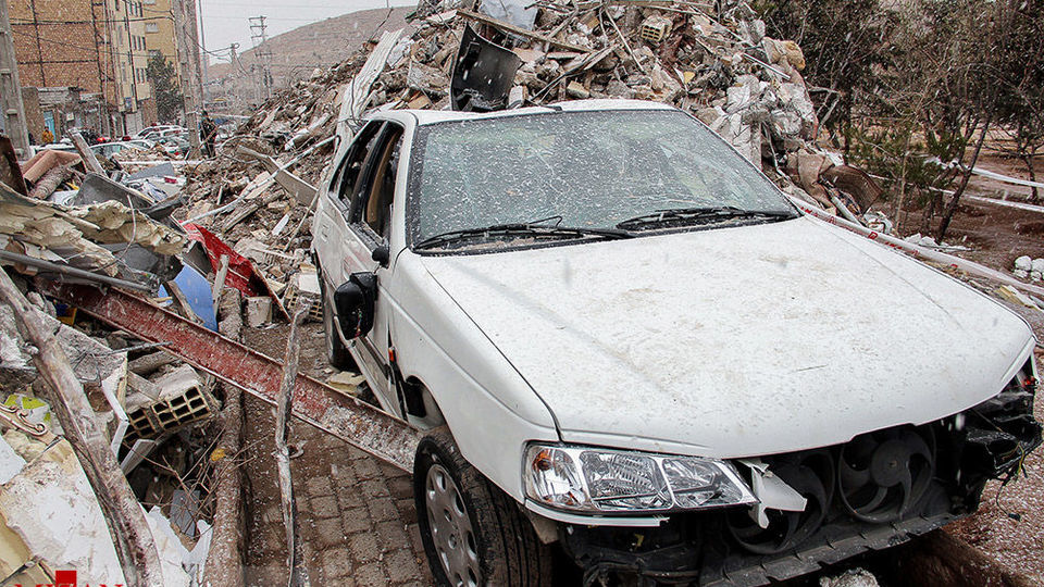 ریزش ساختمان ۴ طبقه - تبریز