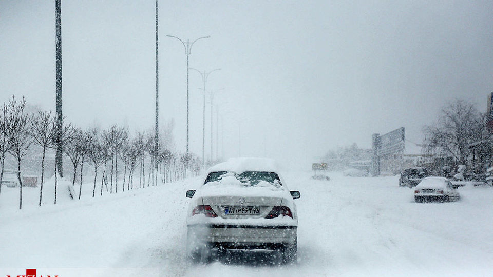 بارش برف سنگین - اهر