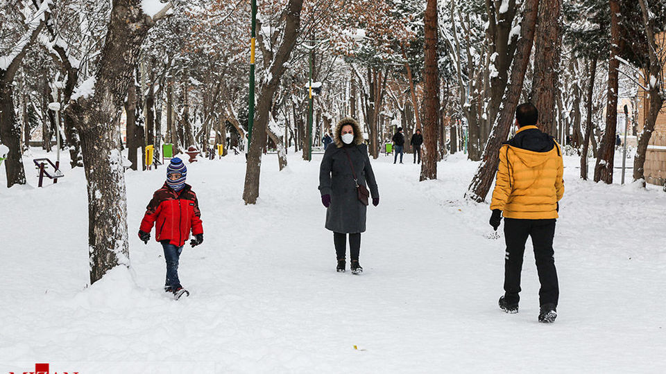 بارش برف سنگین - اهر
