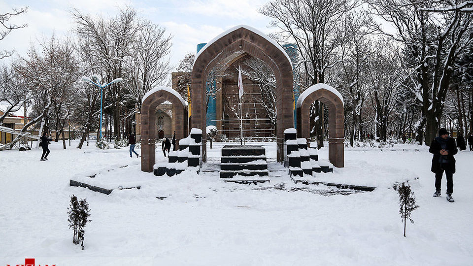 بارش برف سنگین - اهر