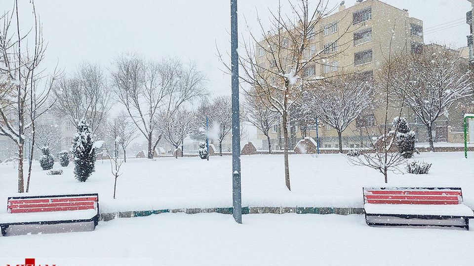 بارش برف سنگین - اهر