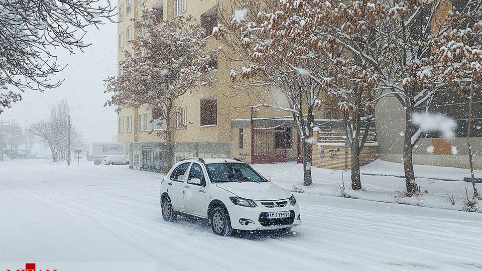 بارش برف سنگین - اهر