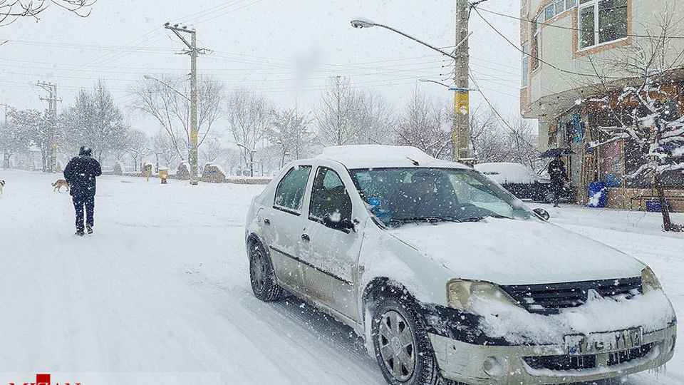بارش برف سنگین - اهر