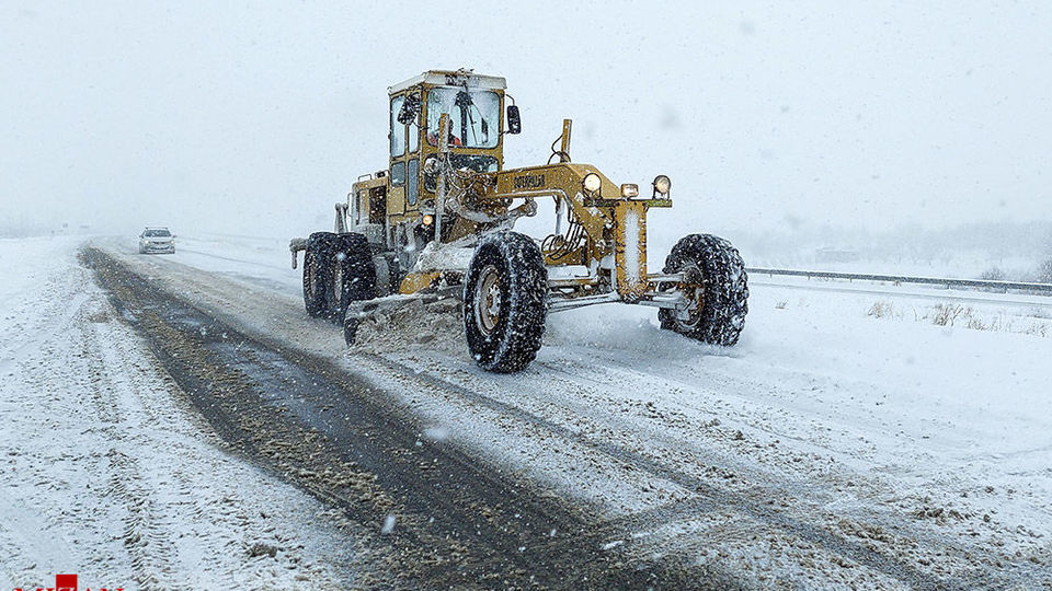 بارش برف سنگین - اهر