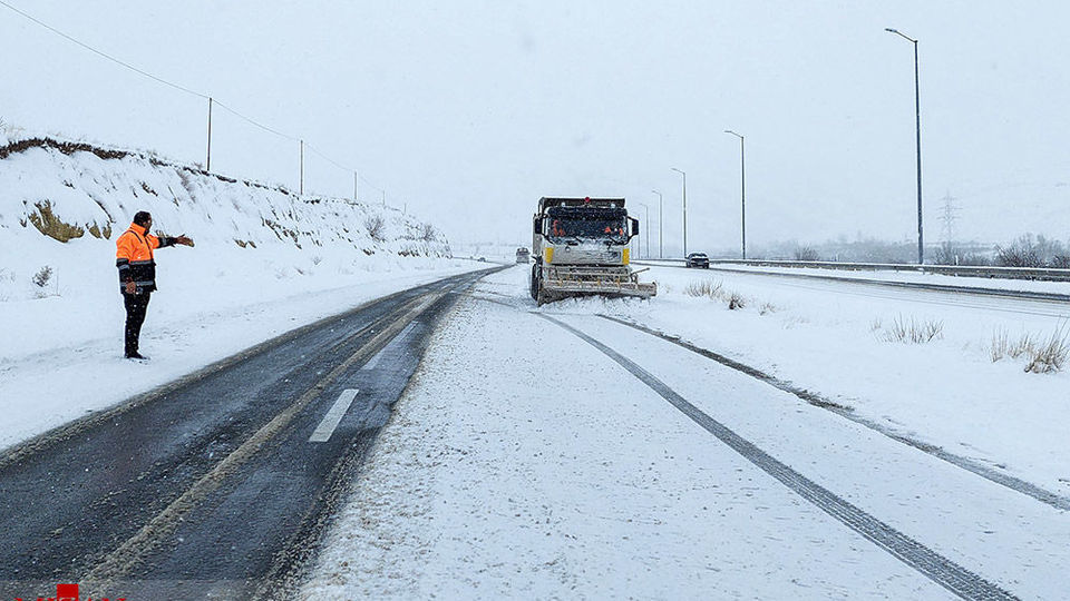 بارش برف سنگین - اهر