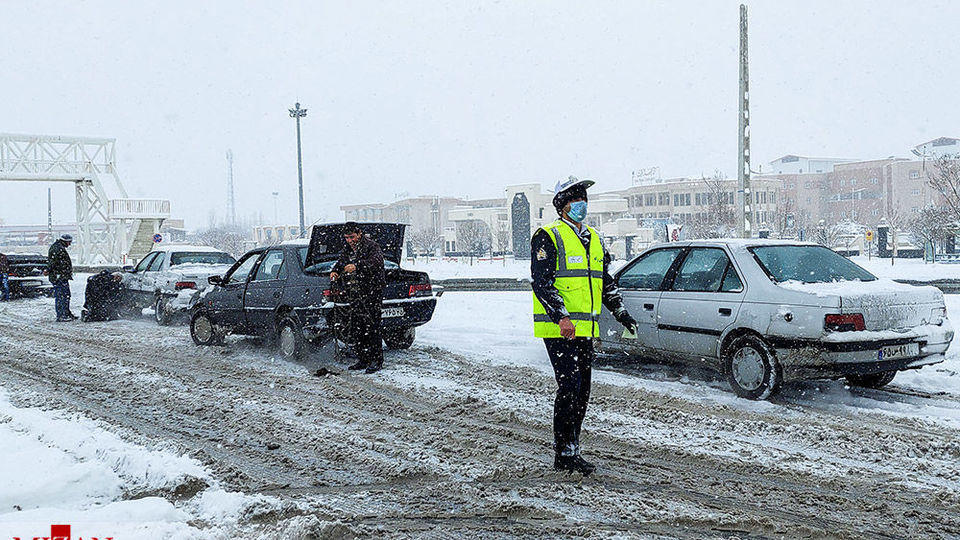 بارش برف سنگین - اهر