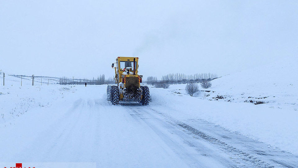 بارش برف سنگین - اهر