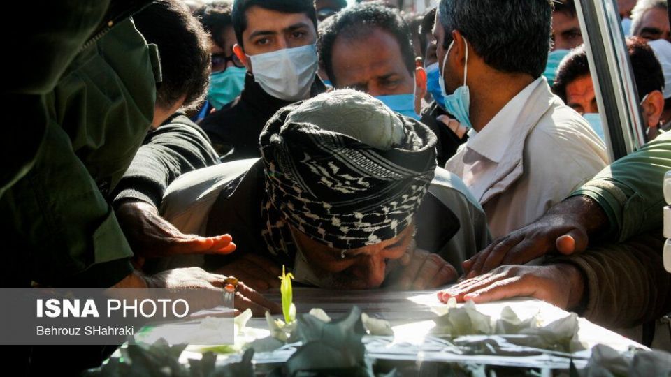 وداع با پیکر شهید سرهنگ پاسدار مهران شوری‌زاده