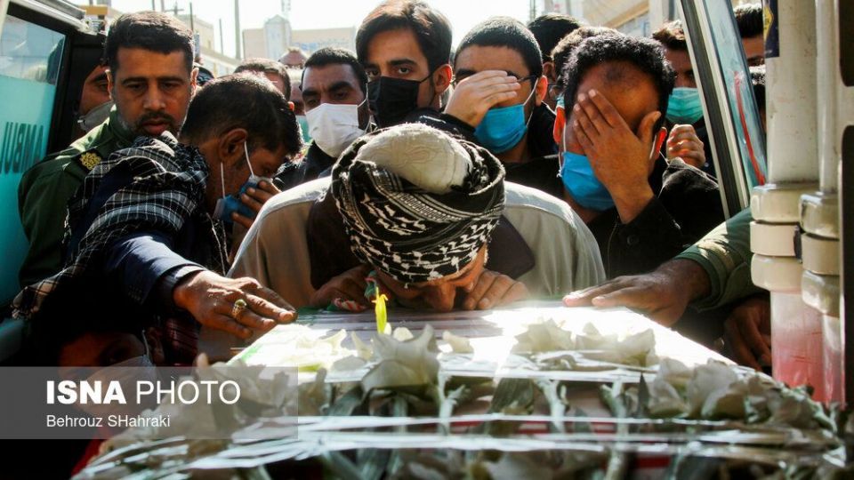 وداع با پیکر شهید سرهنگ پاسدار مهران شوری‌زاده