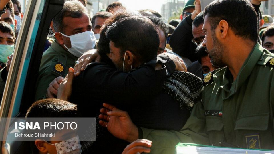 وداع با پیکر شهید سرهنگ پاسدار مهران شوری‌زاده