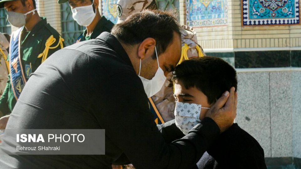 وداع با پیکر شهید سرهنگ پاسدار مهران شوری‌زاده