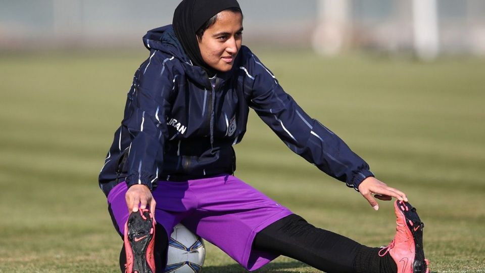 تمرین تیم ملی فوتبال بانوان