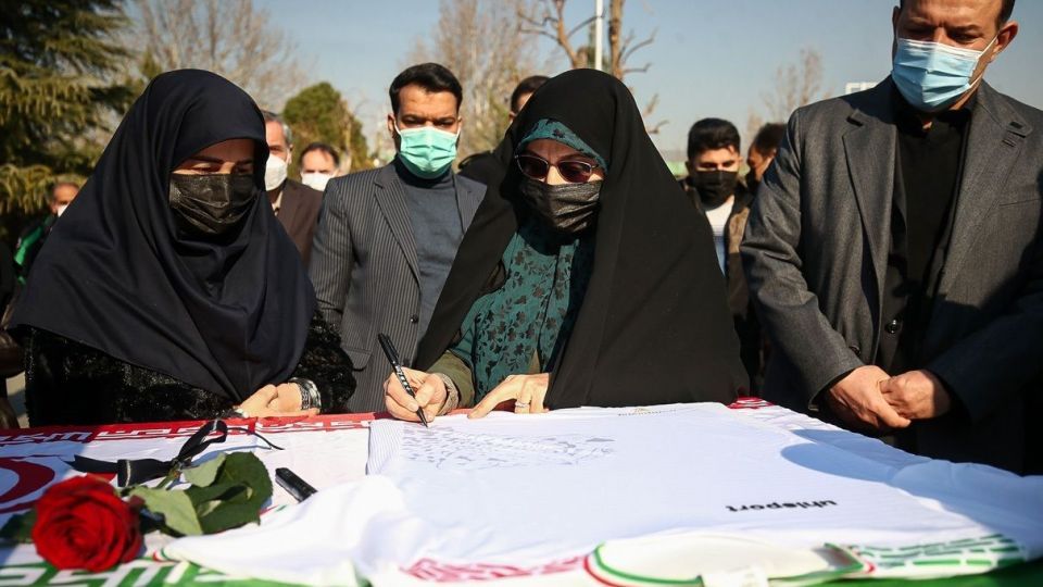 تمرین تیم ملی فوتبال بانوان