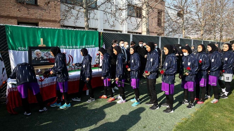 تمرین تیم ملی فوتبال بانوان